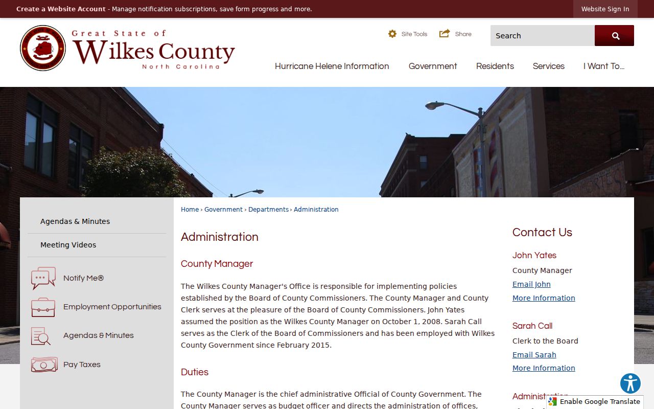 Ronda criminal records Wilkes County Sheriff service page